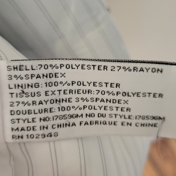 Blue oversized blazer jacket - Picture 8 of 11